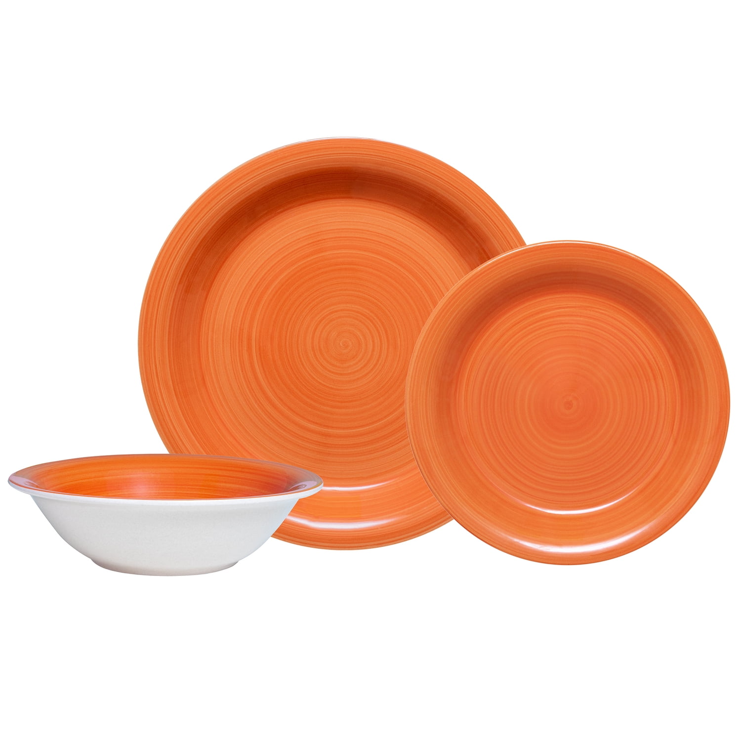 orange dish sets