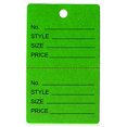 thumbnail image 1 of 100 Qt Étiquettes de Prix Vert Foncé Non Enfilées avec Bâton Perforé, 1 of 4