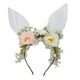 thumbnail image 5 of Diadema con orejas de conejo de Pascua, hermoso disfraz, diadema para carnaval, actuación, 5 of 8