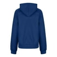 thumbnail image 4 of Diufon Womens Hoodies Tops Solid Color Padded Sweatshirts Long Sleeve Pullover Tops with Pockets, 4 of 7