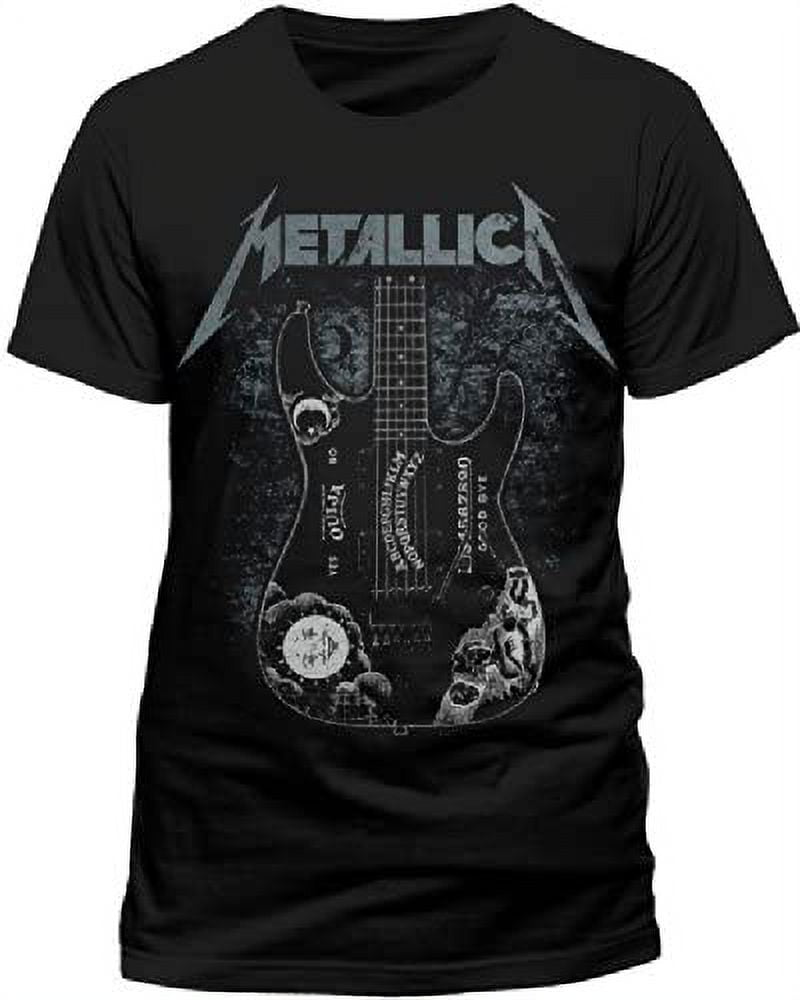 Men's Metallica - Kirk Ouija Guitar Crew Neck Short Sleeve T-Shirt S ...