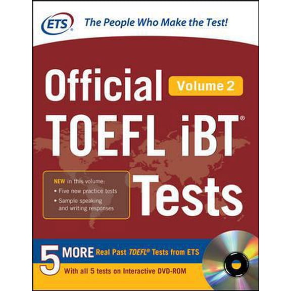 Pre-Owned Official TOEFL Ibt(r) Tests Volume 2 (Paperback) 0071848967 9780071848961