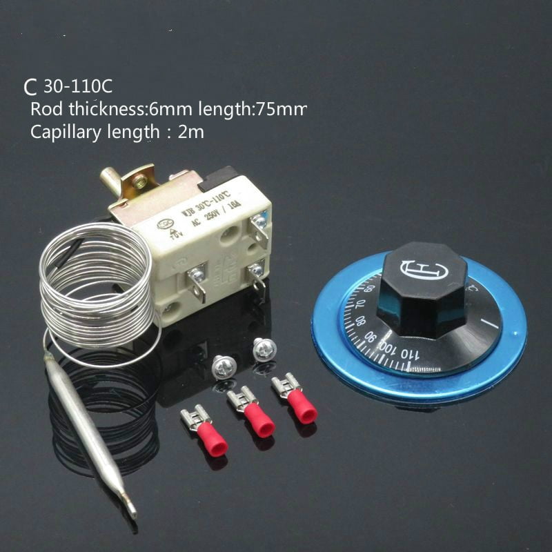 Water heater temperature control switch oven temperature controller Fryer knob temperature control Adjustable thermostat