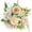 H, variant on Faux Floral Bouquet for Wedding, Realistic Silk Roses and Greenery, Artificial Flower Arrangement for Home Decor, Valentine's Day Gift Centerpiece