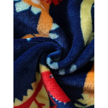 

GEDER-F Boys Flannel Cartoon Dinosaur Pattern Casual Bathrobe