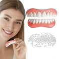 thumbnail image 1 of 2-pack Dentures Cosmetic Teeth Comfortable Upper And Lower Dentures Veneers Cosmetic Teeth, 1 of 5