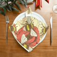 thumbnail image 2 of GZHJMY Bee Bloom Cloth Dinner Napkins Everyday Use 20" × 20" Home Decor 6 Pack, 2 of 7