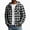 White-#Y001, variant on Dweltoz Men's Plaid Flannel Hoodie Shirt Fashion Casual Long Sleeve Button Up Jacket with Pocket Fall to Winter,Red XL