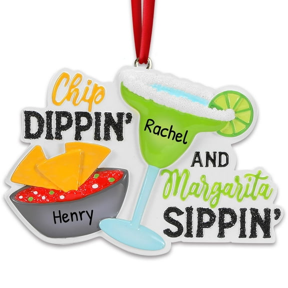 Personalized Alcohol Ornaments 2024 - Margarita Ornament Drinkable Christmas Shot Glass Ornaments Alcohol Themed Christmas Ornaments Chips and Salsa Ornament Margarita Ornaments for Christmas Tree