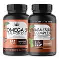 thumbnail image 1 of Set Bienestar de Suplementos Magnesium Complex y Omega 3 Life 360+ 760 Cápsulas LIFE 360+ Kit Bienestar, 1 of 7