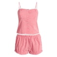 thumbnail image 5 of No Boundaries Cami Top and Bloomer Shorts Sleep Set, 2-Piece, Women's XS-XXL, 5 of 5