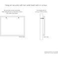 thumbnail image 4 of The Guest Room Guide Black Framed Wall Art, 11 x 14, Design by Artist Lettered and Lined, 4 of 4