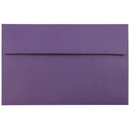 UPC: 0609465305301 | JAM Paper & Envelope A9 Premium Invitation Envelopes  5 3/4 x 8 3/4  Dark Purple  25/Pack