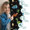 thumbnail image 3 of Blackout Kids Curtains,Black Dinosaurs Eggs Cacti Pattern Childrens Insulated Curtains Set Of 2,Bedroom Essentials,Toddler Room Decor 42"x54", 3 of 5