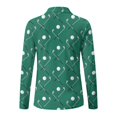 thumbnail image 5 of Jeiento Golf Club Women's Golf Shirts, Long Sleeve Sports Training Tops, V Neck Moisture Wicking Quick Dry Sun Protection Top for Court Practice and Outdoor Travel, 5 of 7