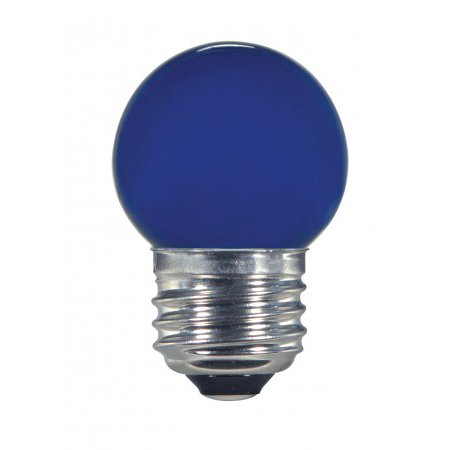 

1 PK-SATCO/NUVO 1.2W S11/BL/LED/120V/CD 1.2W LED S11 Ceramic Blue Medium Base 120V (S9162)