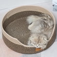 thumbnail image 4 of Cesta de cama jinwen tejida con cuerda de algodón para gatos Gris 35cm, 4 of 8