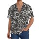 thumbnail image 1 of Balery Bicycles Parts Camisa Casual de Manga Corta con Botones para Hombre, Texturizada, Estilo Cubano, para Playa, Verano-4X-Large, 1 of 5