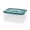 Blue_4-tier, variant on Food Storage Container with Lid Handle Time Recoder Food Storage Box Good Sealing Stackable Cookie Carriers