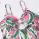thumbnail image 5 of Gibobby Traje de baño completo mujer Traje de baño con estampado de selva tropical hueca con tirantes para mujer Traje de baño para mujer(Rosa caliente,XL), 5 of 5