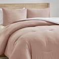 thumbnail image 6 of Virtu Comforter Sets, All Season Lightweight Reversible King Size Comforter Sets, 3-Pc Bedding Sets, Linen/White, 6 of 8
