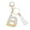 SilverB, variant on Translucent Resin Letter Pendant Keychain Initial Charm Acrylic Crafted Decorative Key Ring Accessory, SilverE