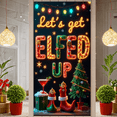 thumbnail image 4 of Colorful Design Christmas Banner Festive Decoration Holiday Backdrop Creative Artwork Party Atmosphere Graphic for Christmas Party Home Decoration Holiday Event, 4 of 9