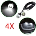 thumbnail image 2 of SCITOO fit for Off-Road Car ATV Camper Trunk DRL License Plate Stop Turn Signal Tail Fog Light Eagle Eye LED Light Bulbs 4x White EE-Epistar-5730-3SMD Eagle Grille Signal Fog Led Light, 2 of 4