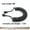 3m black, variant on 3m Max Length Black White Soft Flexible Spring Shower Head Water Tube Hose Pipe For Toilet Bidet Sprayer Bathroom