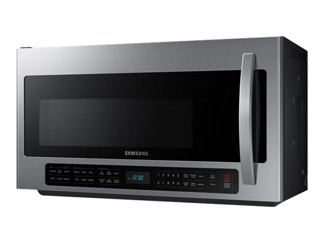 Samsung - Microwave oven - over-range - 2.1 cu. ft - stainless steel with built-in exhaust system