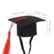 thumbnail image 2 of Sombrero pequeño ajustable gat de mascotas hámster hámster gorro de graduación de gorro de hámster tamaño s tamaño s, 2 of 5
