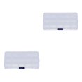 thumbnail image 4 of Advancent Caja de almacenamiento transparente para pesca con rejilla 8/10/15, organizador de anzuelo transparente, contenedor de joyería portátil ligero Type1 NO1 Advancent CBP087078, 4 of 5