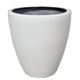 thumbnail image 1 of Maceta de Fibra de Vidrio Mod. Bullet Mediano Blanco FibraFormas Fibraformas de México Bullet Mediano Blanco, 1 of 5