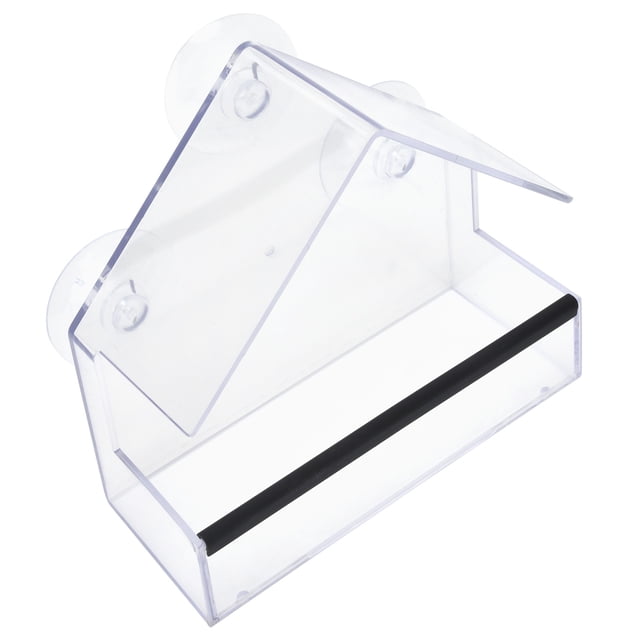Comedero para pájaros de ventana, comedero automático para pájaros, comederos para pájaros silvestres para jardín, comederos para pájaros para funcionalidad exterior de alta precisión