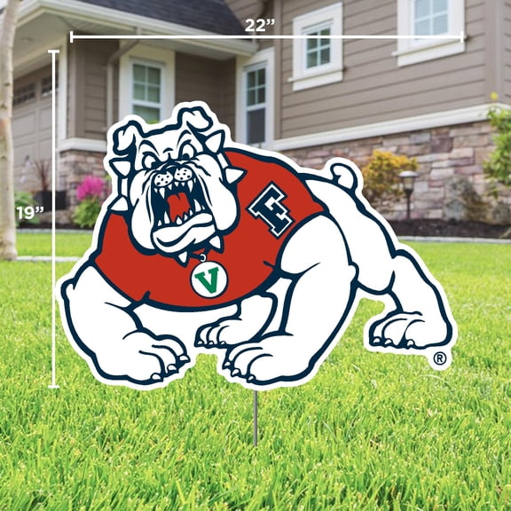 Fresno State University Main Mark Lawn Sign