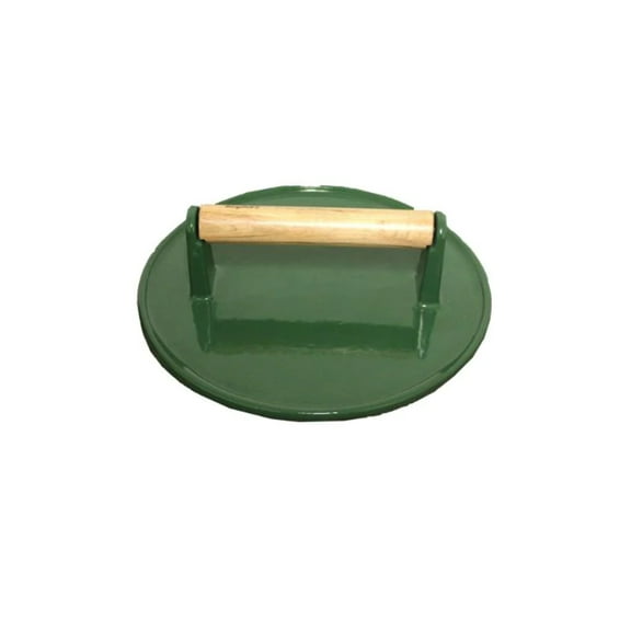 BergHOFF 9" Cast Iron Steak Press, Green