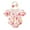 White, variant on Newborn Onesies Infant Girls Short Sleeve Prints Newborn Bodysuits Headbands Set Baby Girl Romper White 12 Months-18 Months