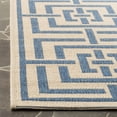 thumbnail image 3 of Safavieh Linden Derbhile Geometric Indoor/Outdoor Area Rug, Cream/Blue, 6'7" x 6'7" Square, 3 of 8