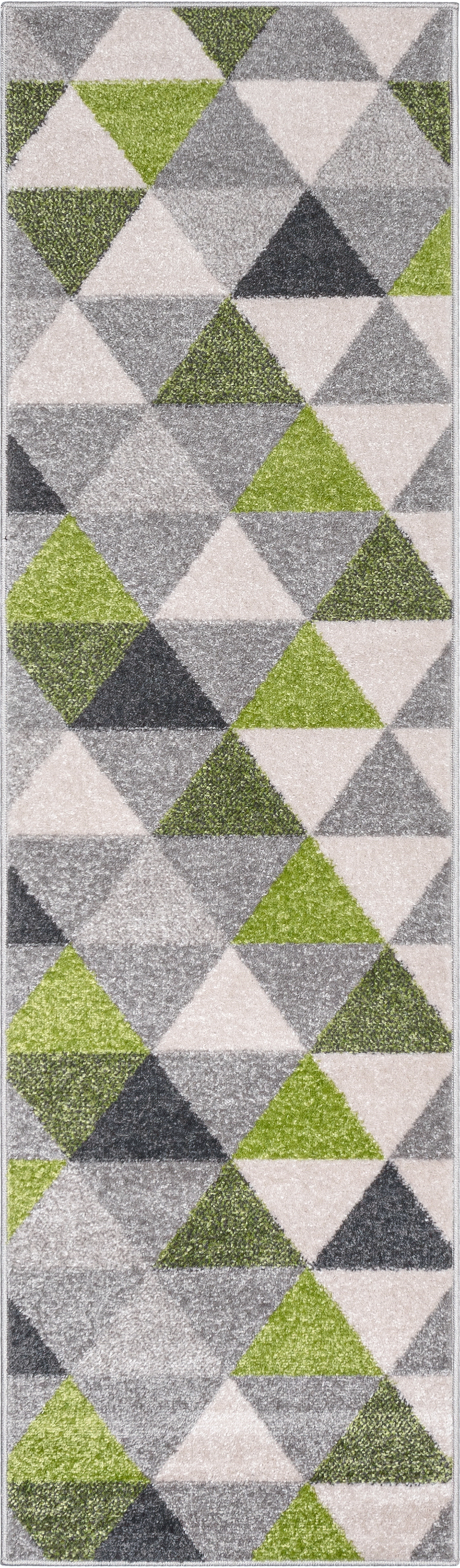 Well Woven Mystic Alvin Mid-Century Modern Geometric Green 2' x 7'3" Runner Rug