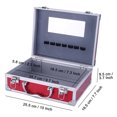 thumbnail image 3 of Makeup Suitcase Aluminum Alloy Waterproof And Wear Resistant Password Setting Professional Beauty Storage Box, 3 of 3