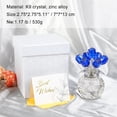 thumbnail image 5 of Crystal Colorful Rose Flower Collectible Figurine with Vase, 7-Color K9 Glass Flower for Mother's Day, Valentine's Day, Anniversary, Romantic Home Decor Gift, 5 of 6