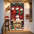 thumbnail image 2 of Holiday Snowflakes Let it Snow Decorative Winter Christmas Banner for Indoor Holiday Decoration Seasonal Party, 2 of 9