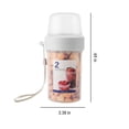 thumbnail image 3 of Kitchen Fresh-Keeping Containers Kitchen Portable Double-Layer Storage Containers Grains Dry Goods Compartment Storage Tank Fresh-Keeping Containers on Clearance, 3 of 9
