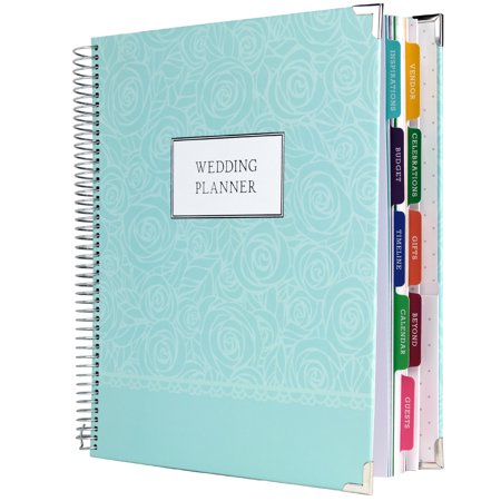 Wedding Planner 9x11 Hardcover Organizer - GPP-PLNR-SLV