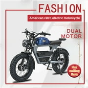 Electric Bike,Electric Mountain Bike,Akez TANK300 Ebike with 1500W Peak Motor,7-speed,48V 26AH Battery,Dual Hydraulic Brakes,Full Shock Absorption,Electric Dirt Bike for Adult Outdoor Adventure,Black