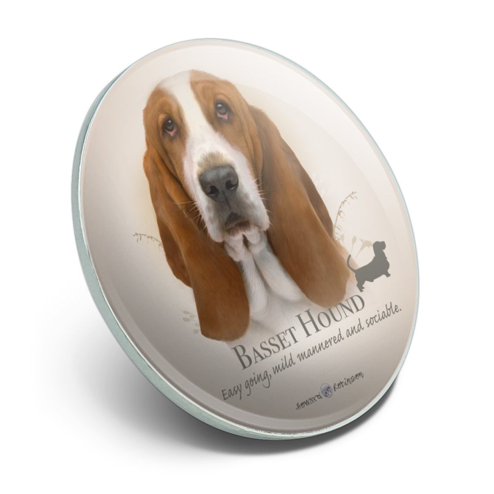Basset Hound high qauality Art Dog CA silver covered pin 