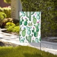 thumbnail image 2 of Sigee Cactus Plants1 for Live Happy Decorative Small Garden Flag,Double Sided Yard Flags Holiday Garden Flags for All Seasons, 2 of 9