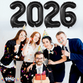 thumbnail image 5 of PMU New Year's Eve Party 2026 New Year, Graduation "2026" 40in Pitch Black Number Mylar Balloons Birthday, Special Events Accessories Party Celebration (4/pkg) Pkg/1, 5 of 6