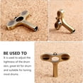COSLUS Metal Drum Tuning Key Snap Hook Drum Wrench Tool Kit for