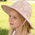 thumbnail image 3 of Jamicy Sun Hat for Boys Girls Summer Outdoor Wide Brim UPF 50+ Adjustable Strap Toddler Beach Hat for Boys & Girls, 3 of 7